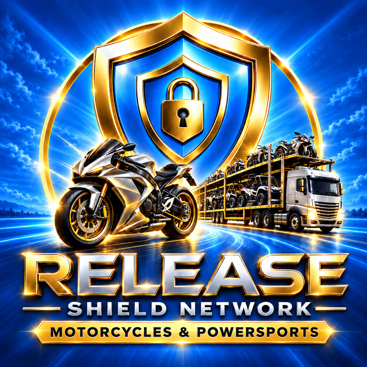 Motorcycles & Powersports Release Shield Network